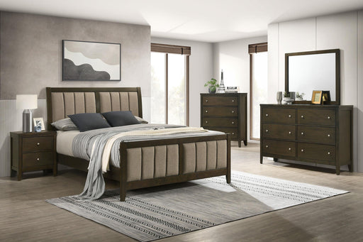 Wilkes 5-piece Eastern King Bedroom Set Dark Cocoa - 224421KE-S5