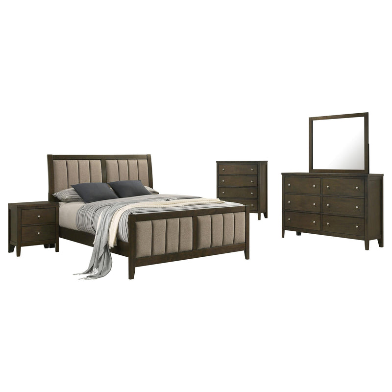 Wilkes 5-piece Queen Bedroom Set Dark Cocoa - 224421Q-S5