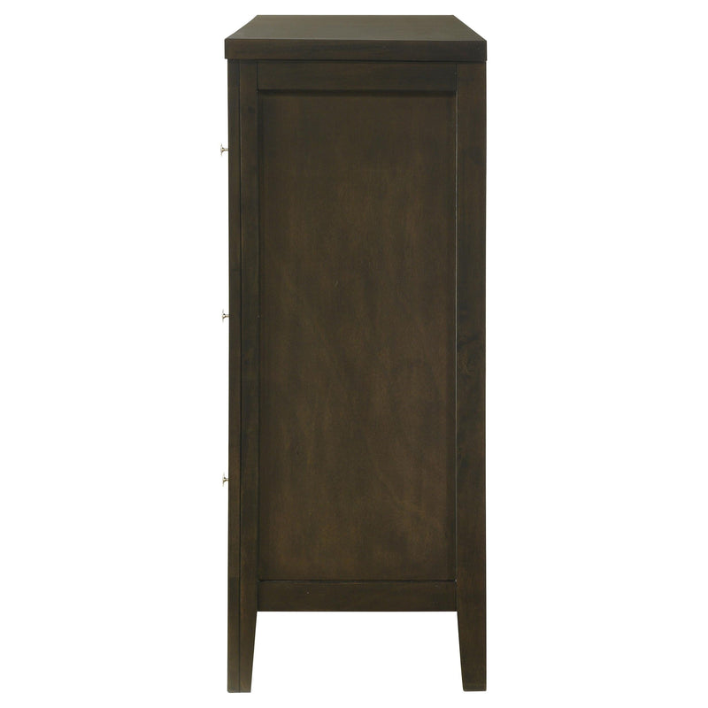Wilkes 6-drawer Dresser Cabinet Dark Cocoa - 224423