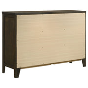 Wilkes 6-drawer Dresser Cabinet Dark Cocoa - 224423