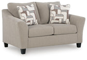 Willarae Taupe Loveseat - 5980335