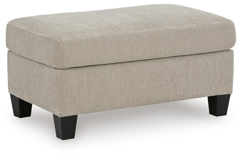 Willarae Taupe Ottoman - 5980314