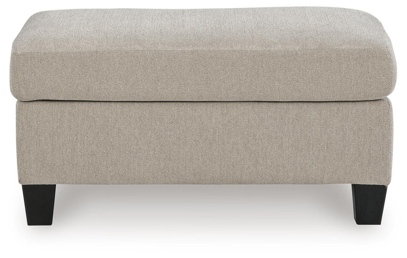 Willarae Taupe Ottoman - 5980314