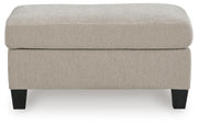 Willarae Taupe Ottoman - 5980314