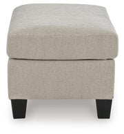 Willarae Taupe Ottoman - 5980314