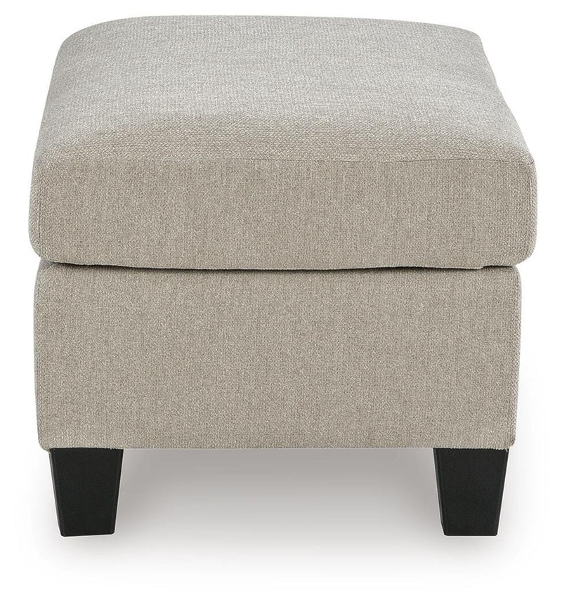Willarae Taupe Ottoman - 5980314