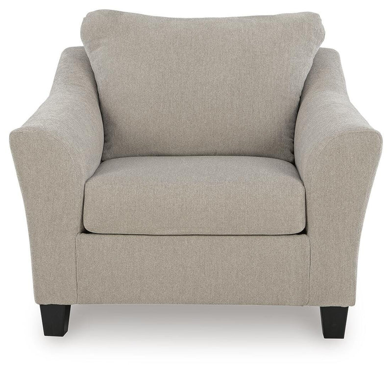 Willarae Taupe Oversized Chair - 5980323