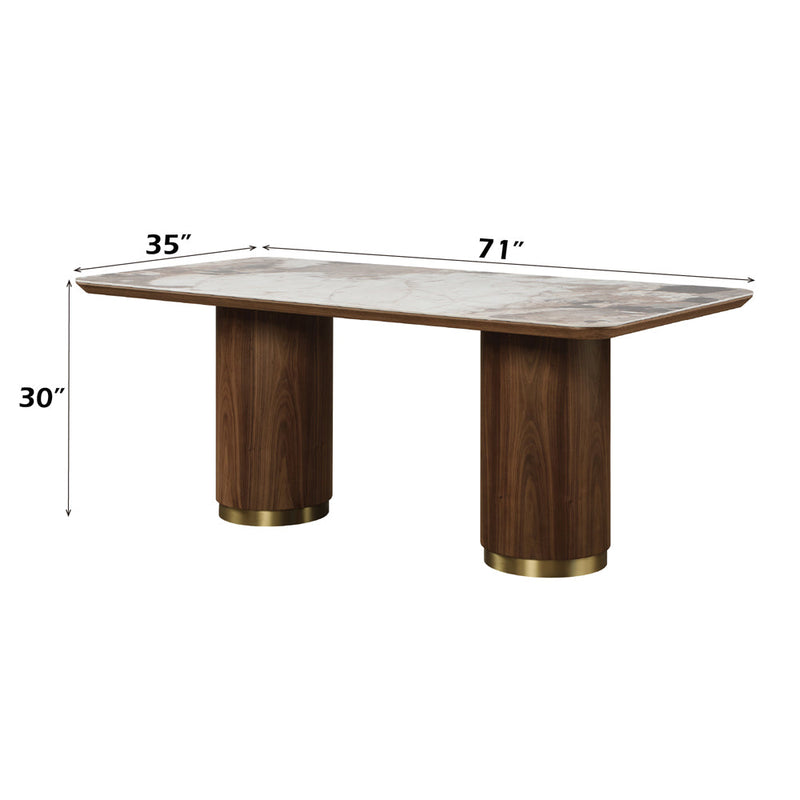 Willene Dining Table W/Ceramic Top - DN03145
