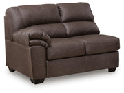 WillowBend Umber Left-Arm Facing Loveseat - PC2770555