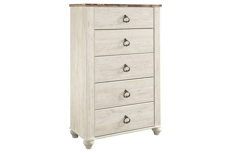 Willowton Two - tone Chest of Drawers - DMV FurnitureChest