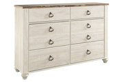 Willowton Two - tone Dresser - DMV FurnitureDresser
