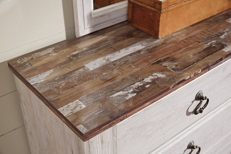 Willowton Two - tone Nightstand - DMV FurnitureNightstand