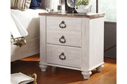 Willowton Two - tone Nightstand - DMV FurnitureNightstand