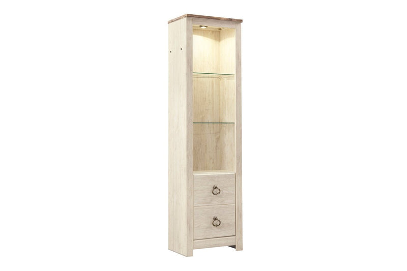 Willowton Whitewash 4 - Piece Entertainment Center - DMV FurnitureEntertainment Center