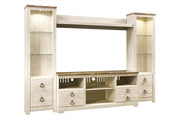 Willowton Whitewash 4 - Piece Entertainment Center - DMV FurnitureEntertainment Center