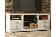 Willowton Whitewash 64" TV Stand - DMV FurnitureEntertainment Center
