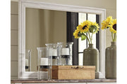 Willowton Whitewash Bedroom Mirror - DMV FurnitureMirror