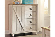 Willowton Whitewash Dressing Chest - DMV FurnitureChest