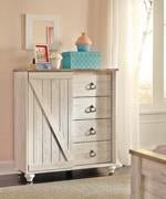 Willowton Whitewash Dressing Chest - DMV FurnitureChest