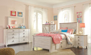 Willowton Whitewash Full Under Bed Storage Platform Bed - DMV FurnitureFull Bed