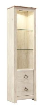 Willowton Whitewash Pier - DMV FurnitureEntertainment Center