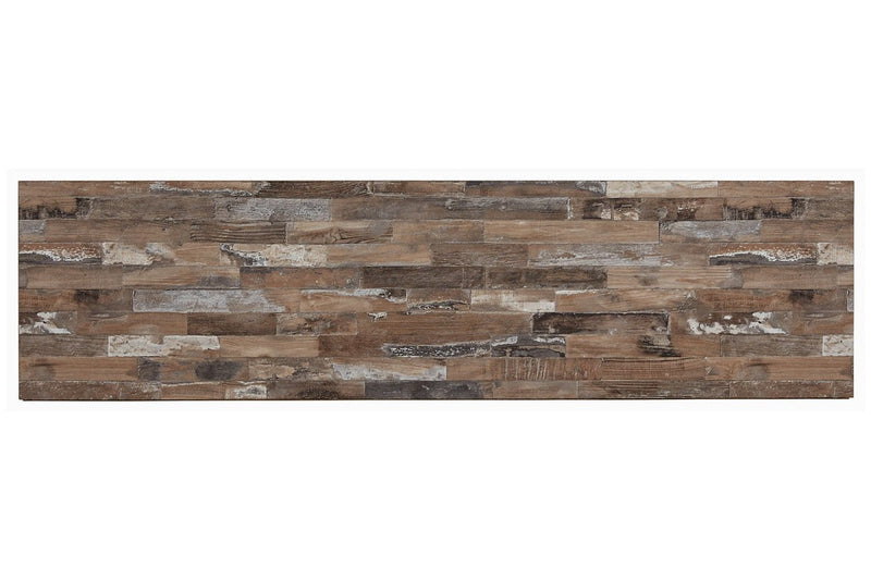 Willowton Whitewash TV Stand with Electric Fireplace - DMV FurnitureTV Stand