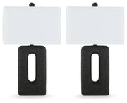 Wimmings Black Table Lamp (Set of 2) - L243654