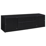 Winfield 3-piece Entertainment Center 78-inch TV Stand Black - 706223-SET