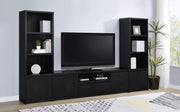 Winfield 3-shelf Media Tower Entertainment Pier Black - 706224