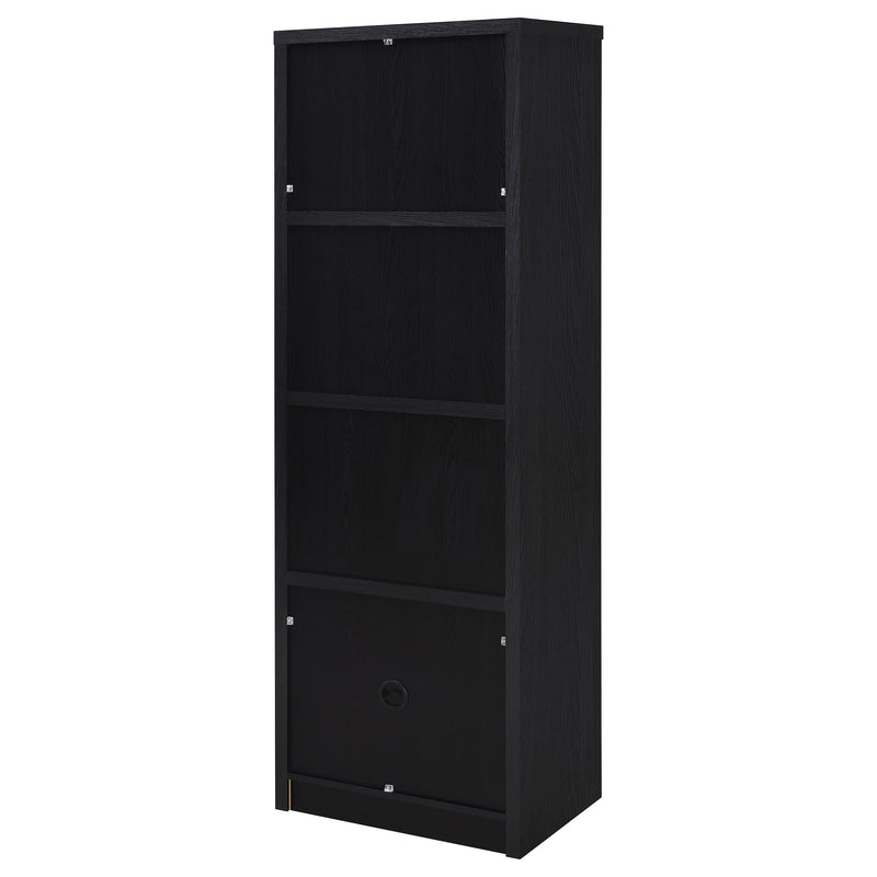 Winfield 3-shelf Media Tower Entertainment Pier Black - 706224
