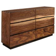 Winslow 4-piece Eastern King Bedroom Set Smokey Walnut - 223250KE-S4