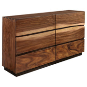 Winslow 4-piece Queen Bedroom Set Smokey Walnut - 223250Q-S4