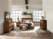Winslow 5-piece Eastern King Bedroom Set Smokey Walnut - 223250KE-S5
