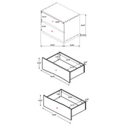 Winslow 5-piece Queen Bedroom Set Smokey Walnut - 223250Q-S5
