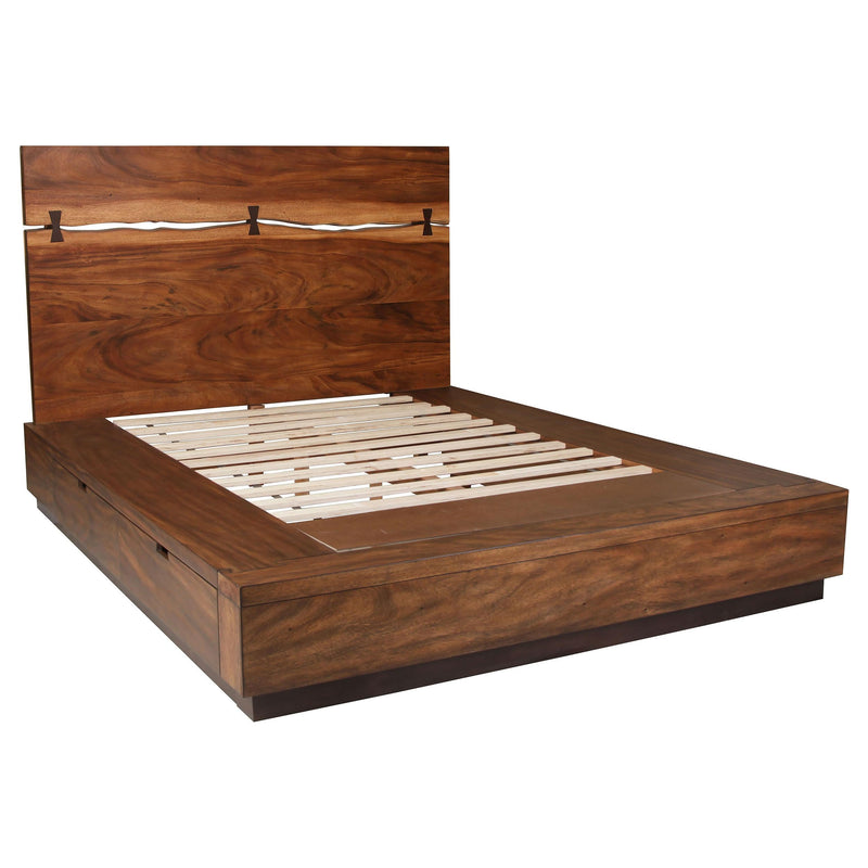 Winslow 5-piece Queen Bedroom Set Smokey Walnut - 223250SQ-S5