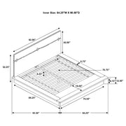 Winslow Wood California King Panel Bed Smokey Walnut - 223250KW