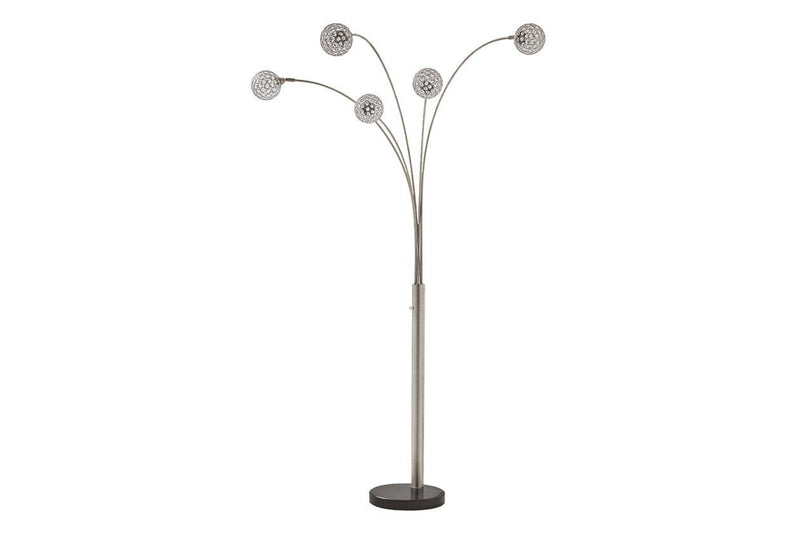 Winter Silver Finish Arc Lamp - DMV FurnitureFloor Lamps