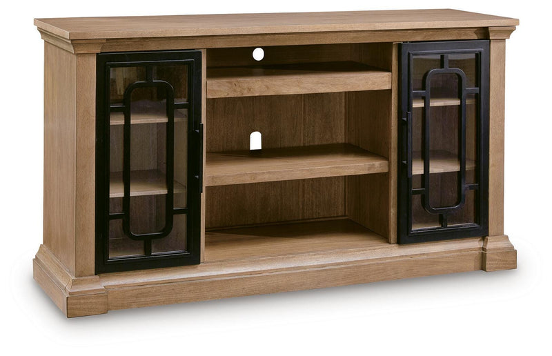 Wittenmyer Natural/Black 72" TV Stand - W794-68