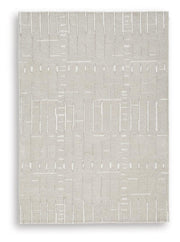 Wolbert Tan/Ivory 5' x 7' Area Rug - R407662