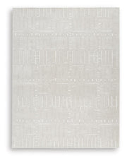 Wolbert Tan/Ivory 7'8" x 10' Area Rug - R407661