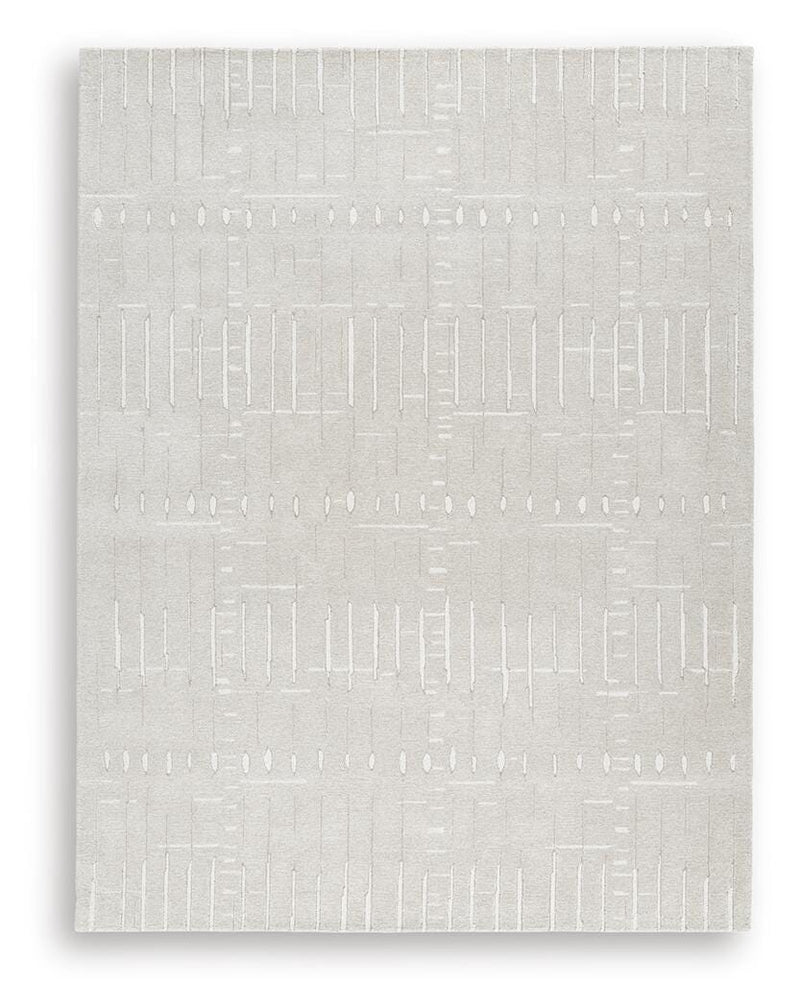 Wolbert Tan/Ivory 7'8" x 10' Area Rug - R407661