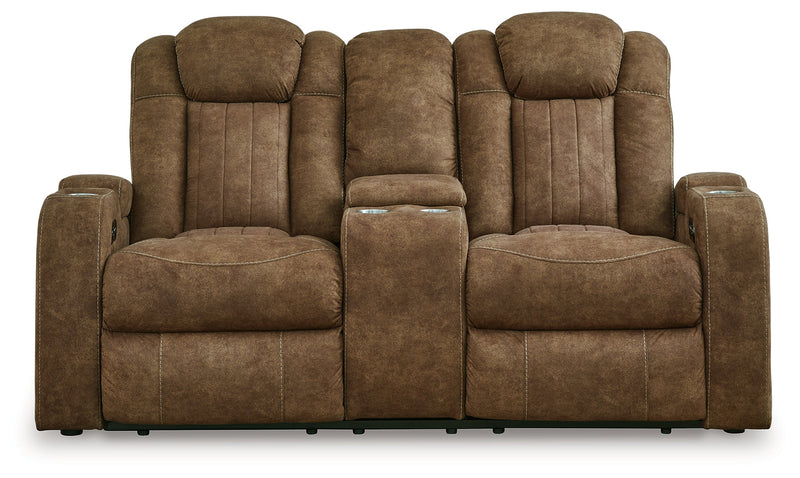 Wolfridge Sofa, Loveseat and Recliner in Brindle - PKG015543