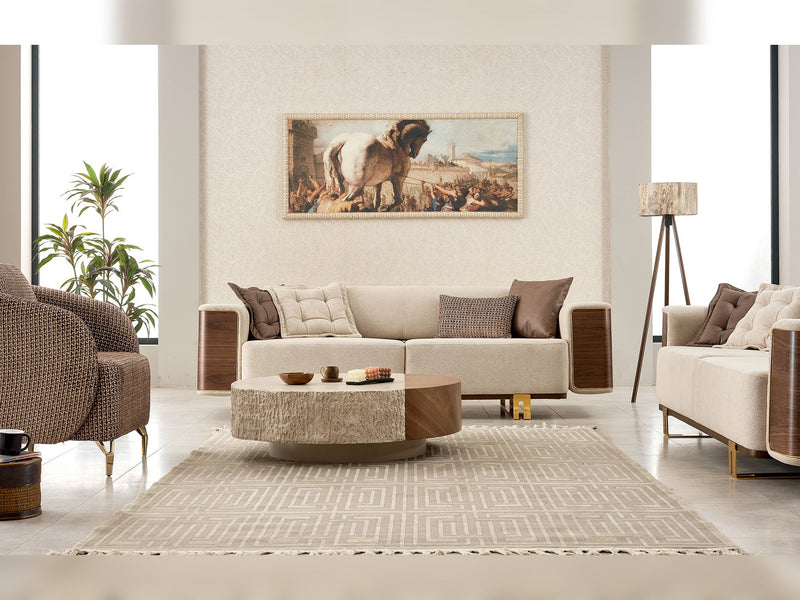 Wolker Convertible Sofa in Light Brown - 200-SIM-WOL-GIRNE03-3