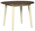 Woodanville Cream/Brown Dining Drop Leaf Table - D335-15 - DMV Furniture