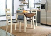Woodanville Cream - Brown Drop Leaf Dinette Set - DMV FurnitureDining Room Set