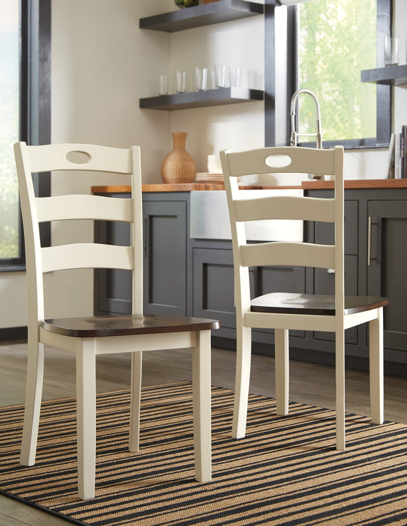 Woodanville Cream/Brown 5 - Piece Drop Leaf Dining Set - DMV FurnitureDining Room Set