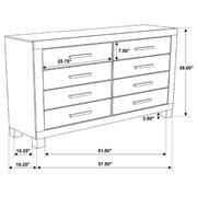 Woodmont 4-piece Eastern King Bedroom Set Golden Brown - 222631KE-S4