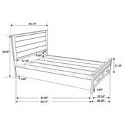 Woodmont 4-piece Queen Bedroom Set Rustic Golden Brown - 222631Q-S4