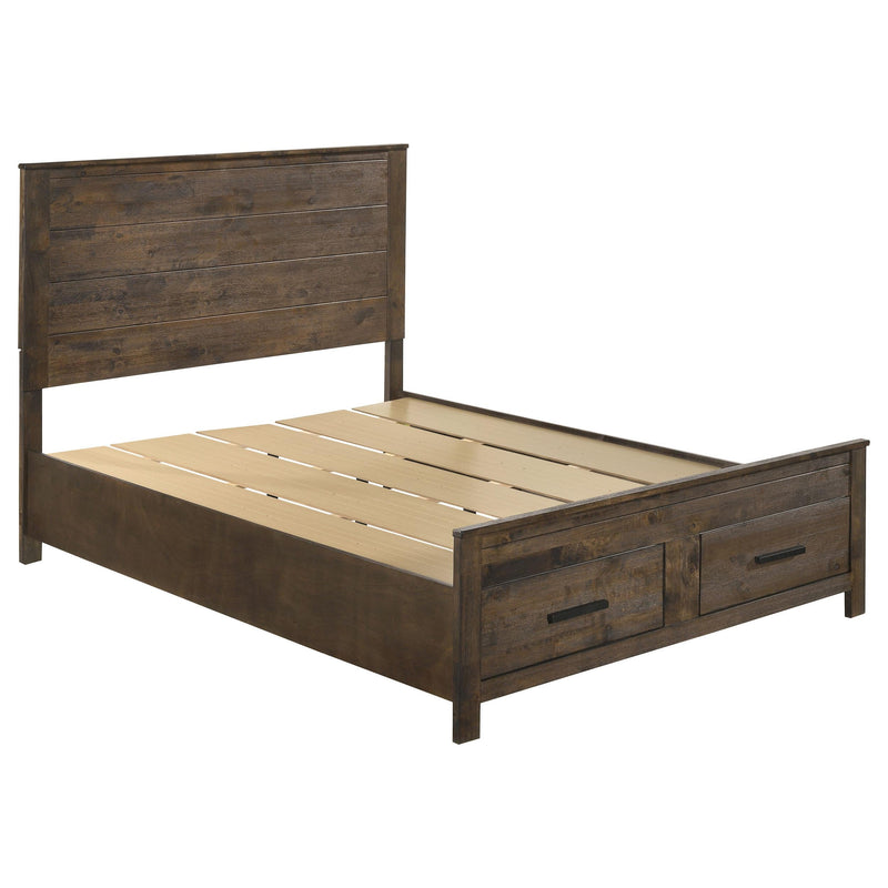 Woodmont 4-piece Queen Bedroom Set Rustic Golden Brown - 222631Q-S4