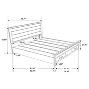 Woodmont 5-piece Eastern King Bedroom Set Golden Brown - 222631KE-S5